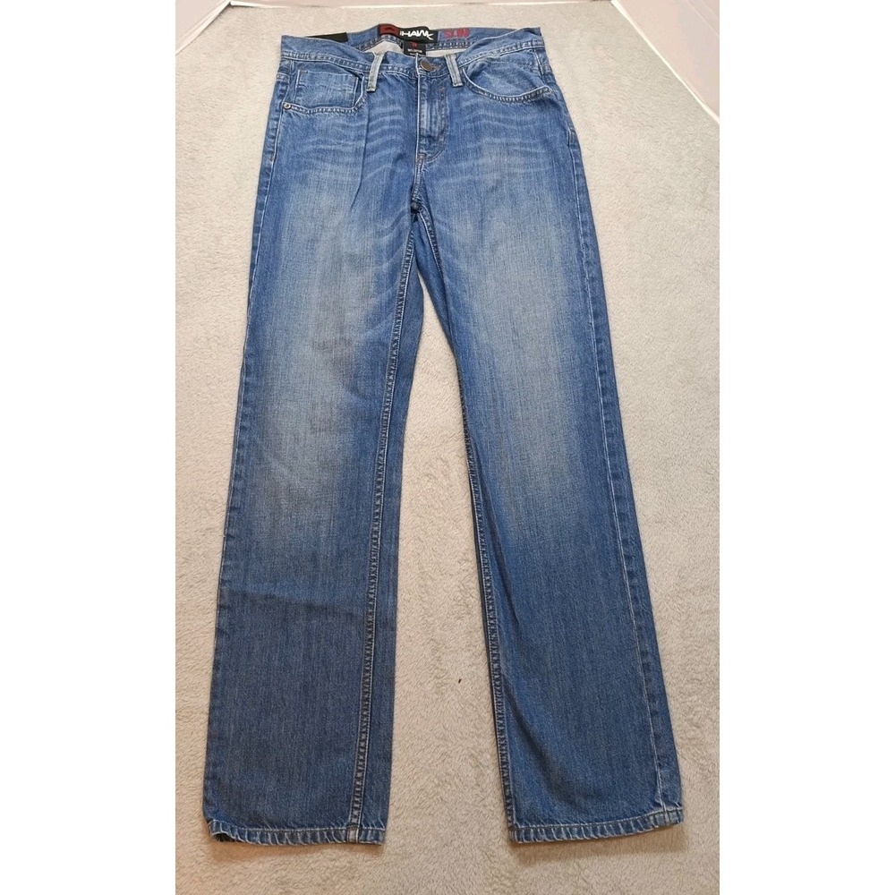 Tony Hawk Mens Straight Leg Jeans Size 29 Slim 100% Cotton Medium Wash